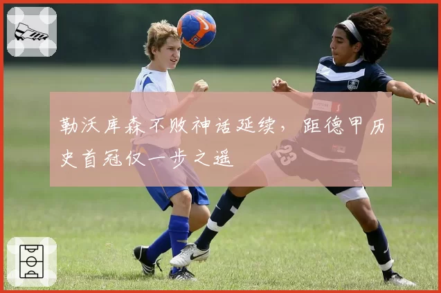 勒沃库森不败神话延续,距德甲历史首冠仅一步之遥